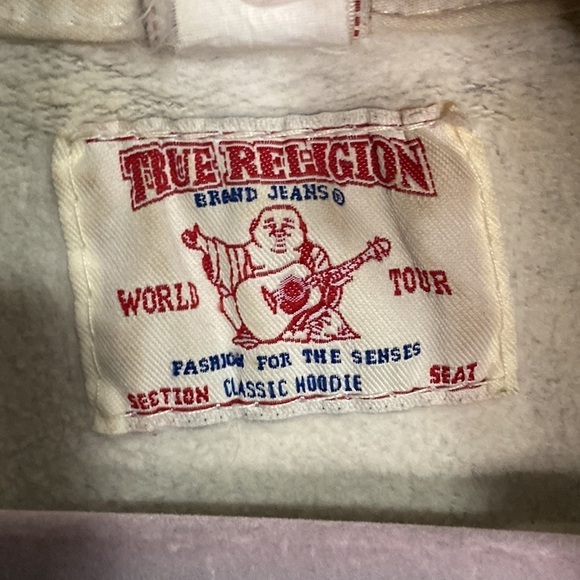 TRUE Religion Jimmy Hooded Denim Jacket size Small - Picture 2 of 7